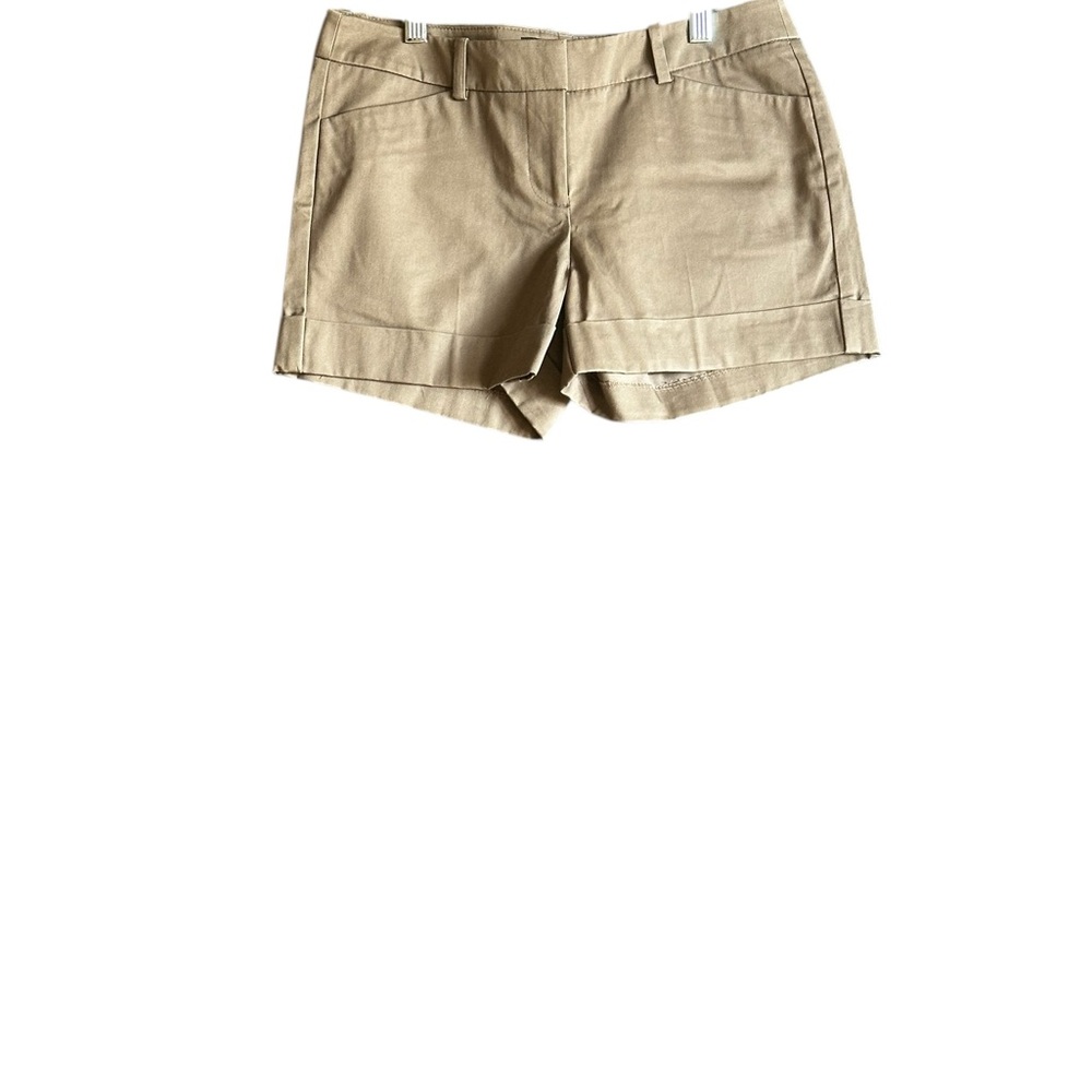 MOSSIMO WOMEN STRETCH EXTENSIBLE CASUAL TAN SHORTS SZ 4